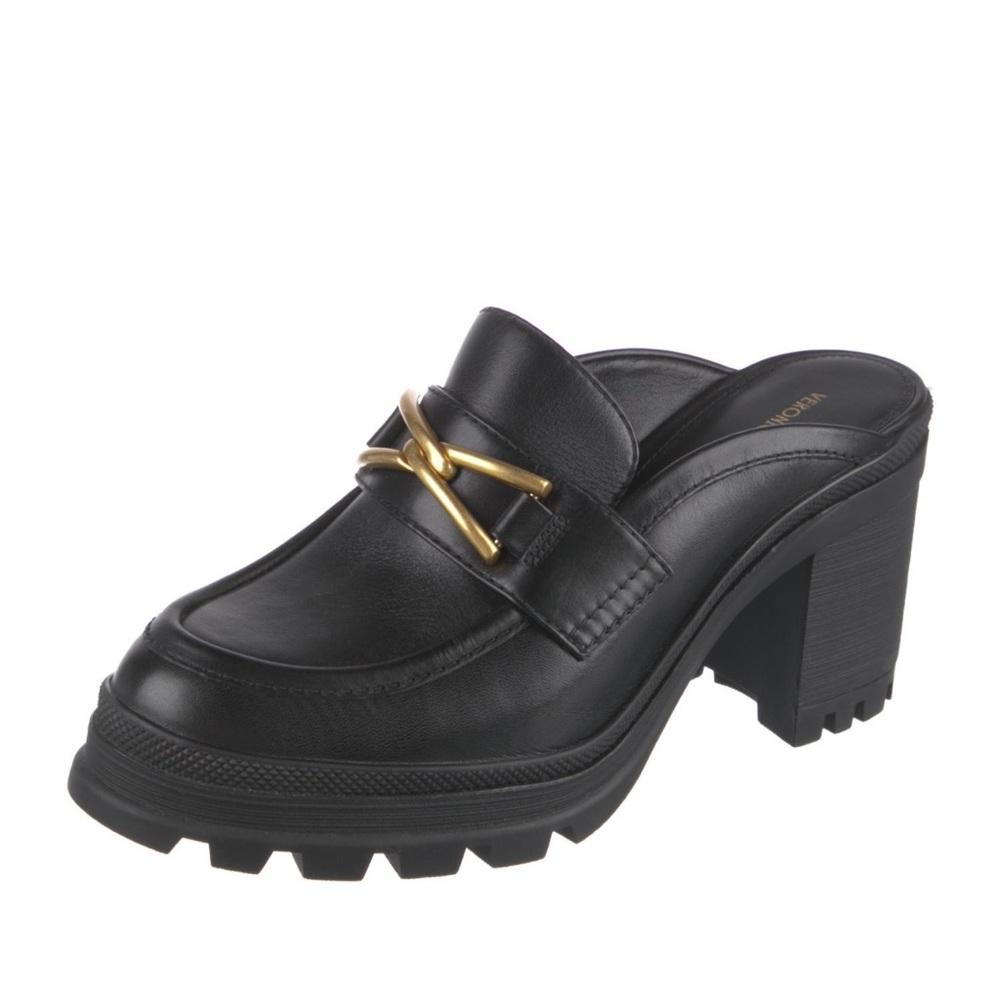 Veronica Beard Leather Mules